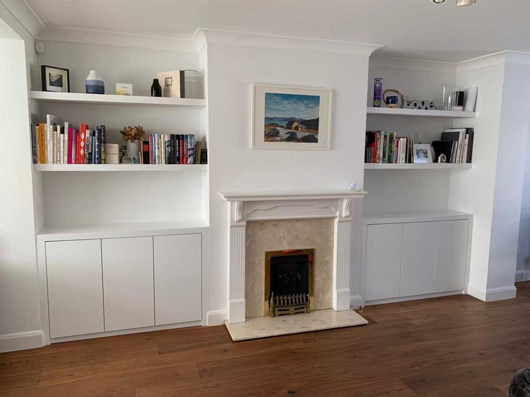 Custom Built In Alcove Units - Wood Fairy Carpenter & Cabinet Makers